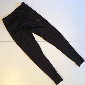 Puma Woman’s Black Moto Leggings With Mesh Size SP